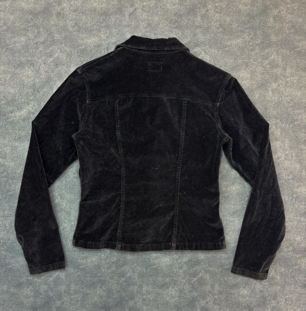 Calvin Klein Jeans Black Velvet Jacket