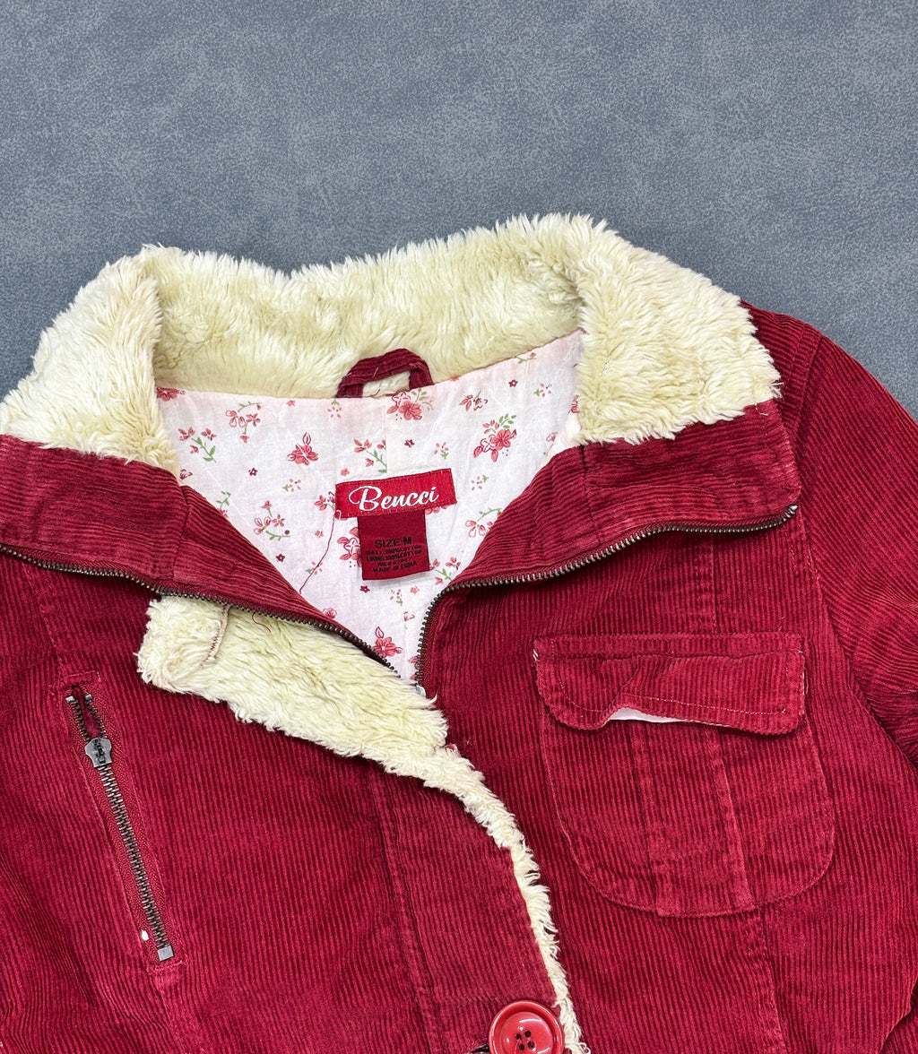 Bencci Red Corduroy Jacket