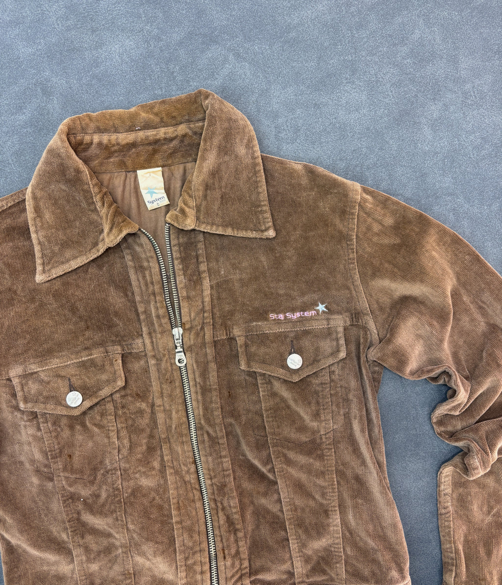 Stay System Brown Corduroy Jacket