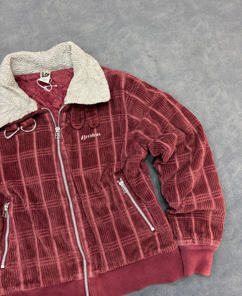 Burton Burgundy Corduroy Jacket