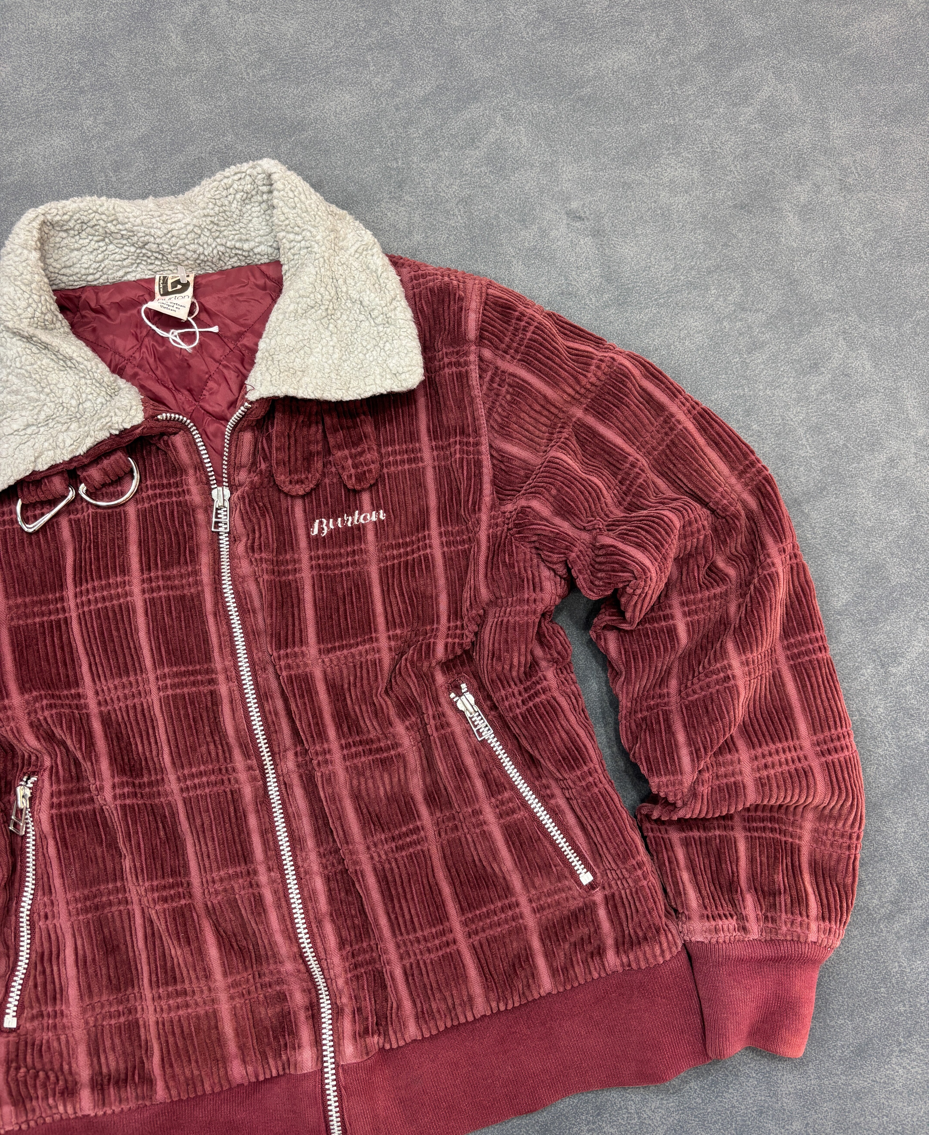 Burton Burgundy Corduroy Jacket