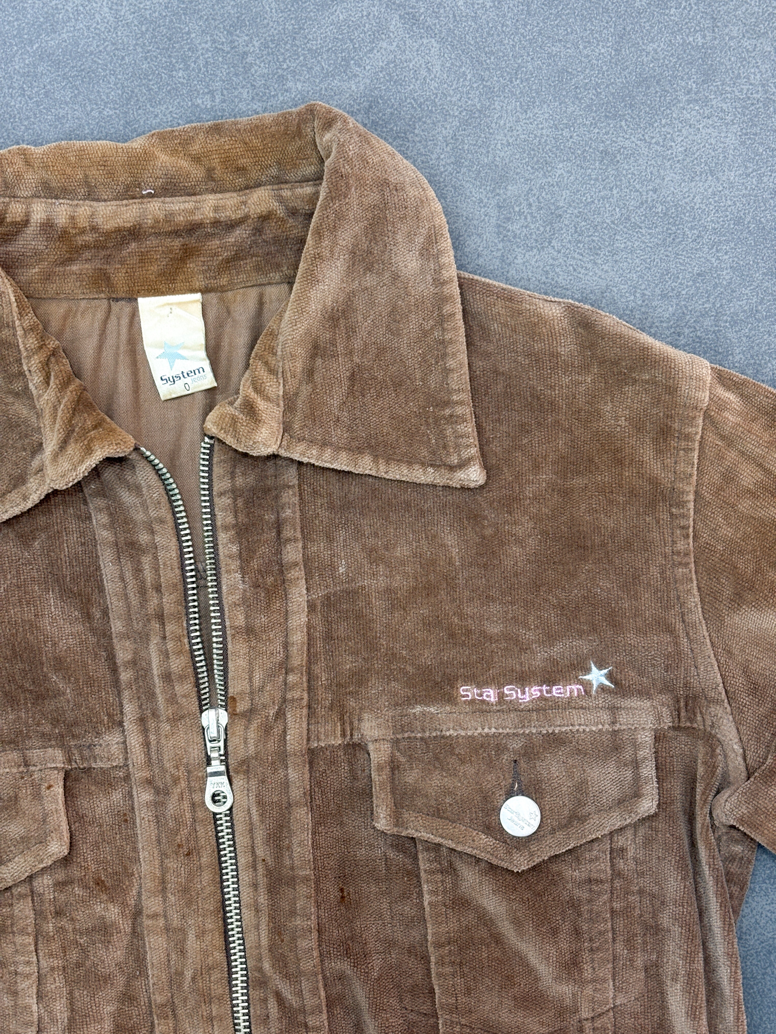 Stay System Brown Corduroy Jacket
