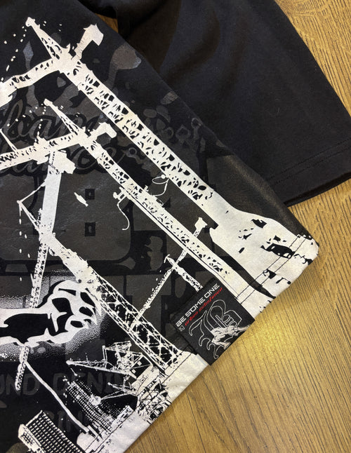 Be Someone Y2K Printed Black Full Sleeve