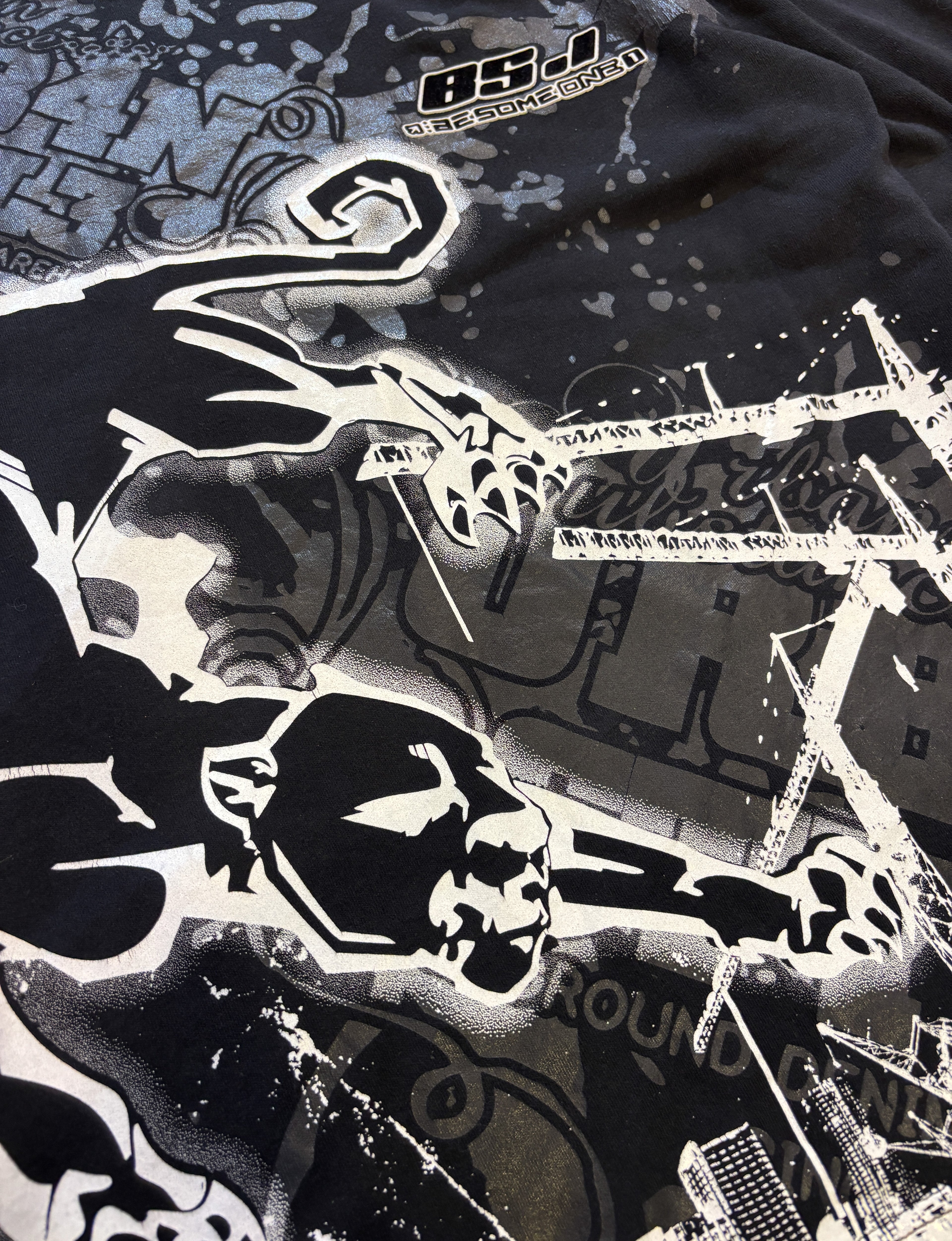 Be Someone Y2K Printed Black Full Sleeve