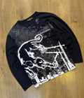 Be Someone Y2K Printed Black Full Sleeve