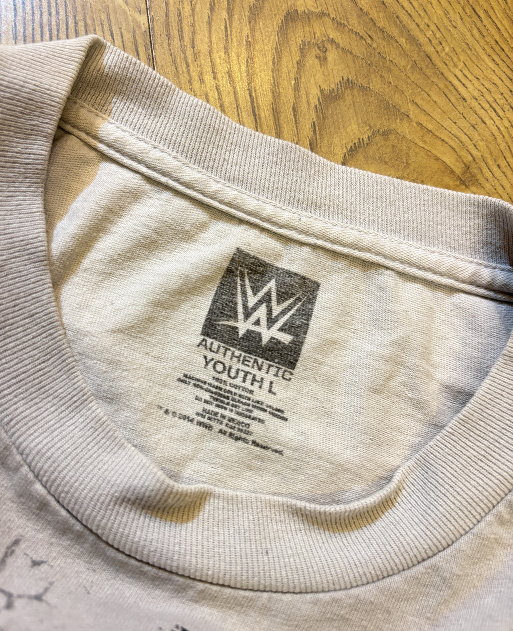 WWE Sting Authentic Youth Y2K White Full Sleeve