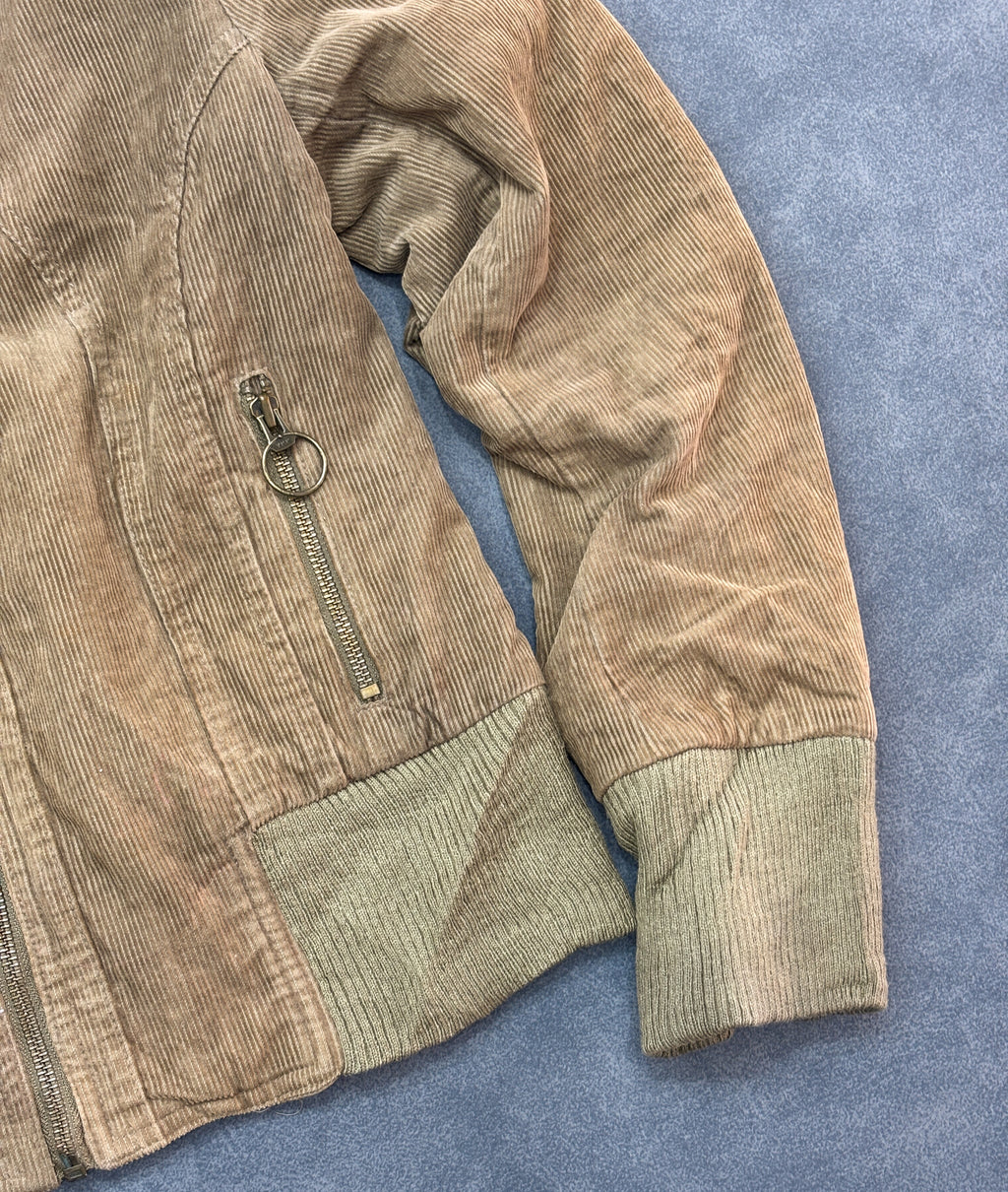 Brown Y2K Corduroy Jacket